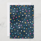 Ruimtevaart op zaterdag Uitnodiging buitenruimte (Achterkant)