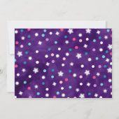 Ruimtevaart op zaterdag Uitnodiging buitenruimte (Achterkant)