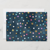 Ruimtevaart op zaterdag Uitnodiging buitenruimte (Achterkant)