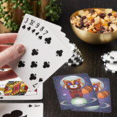 Ruimtevaart Panda Chippy! Pokerkaarten (Insitu)