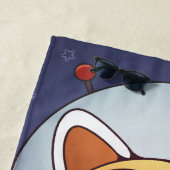 Ruimtevaart Panda Chippy! Strandlaken (In situ)