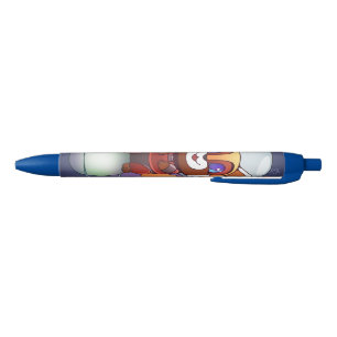 Ruimtevaart Panda Chippy! Zwarte Inkt Pen