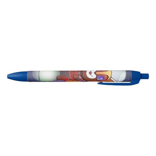 Ruimtevaart Panda Chippy! Zwarte Inkt Pen (Bodem)