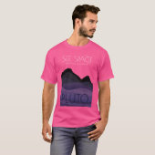 Ruimtevaart Pluto T-shirt (Voorkant volledig)