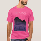 Ruimtevaart Pluto T-shirt (Voorkant)
