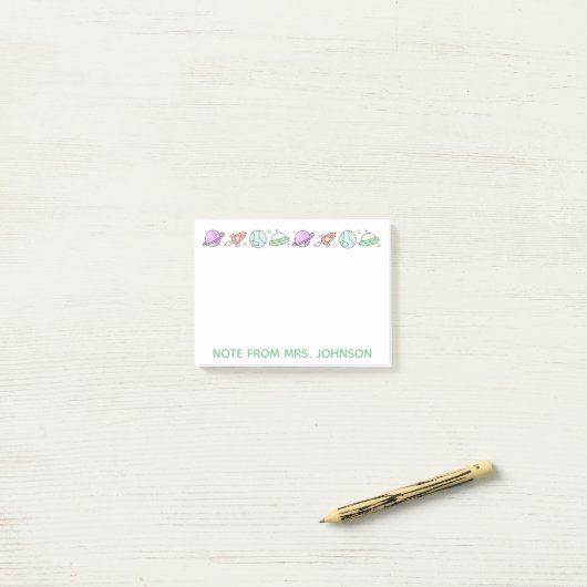 Ruimtevaart Post-it® Notes (Op bureau)