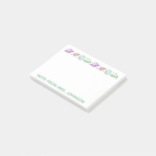 Ruimtevaart Post-it® Notes (Schuin)