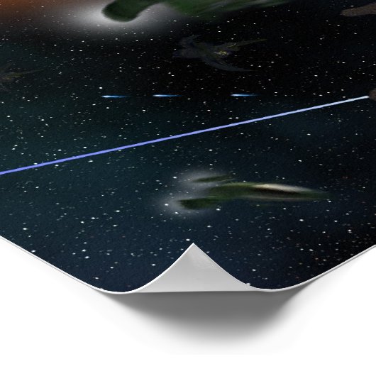 Ruimtevaart Poster (Hoek)