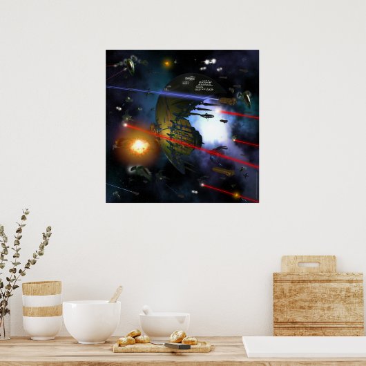 Ruimtevaart Poster (Keuken)