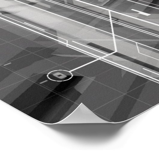 ruimtevaart poster (Hoek)