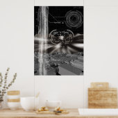 ruimtevaart poster (Keuken)