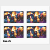 Ruimtevaart Rechthoekige Sticker (Vel)