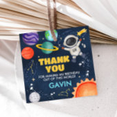 Ruimtevaart rond het verjaardagsplein van Sun Bedankjes Labels