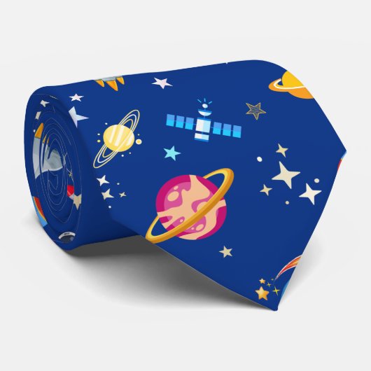 Ruimtevaart Stropdas (Opgerold)
