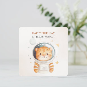 Ruimtevaart Thema Astronaut Verjaardagskaart voor  Bedankkaart