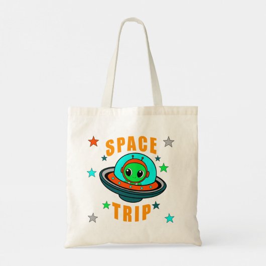 Ruimtevaart Tote Bag (Achterkant)