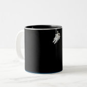 Ruimtevaart Tweekleurige Koffiemok (Voorkant links)