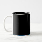 Ruimtevaart Tweekleurige Koffiemok (Links)