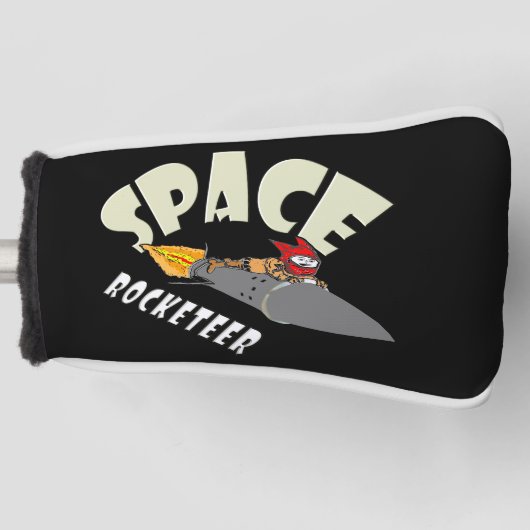 Ruimtevaart van een rocketeer golfheadcover (Voorkant)