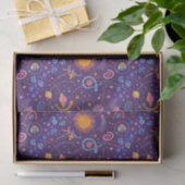 Ruimtevaart Voyager Paars Tissuepapier (Geschenk)