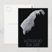 Ruimtevaart, zonnestelsel, asteroïdengordel, IDA 2 Briefkaart (Voorkant / Achterkant)