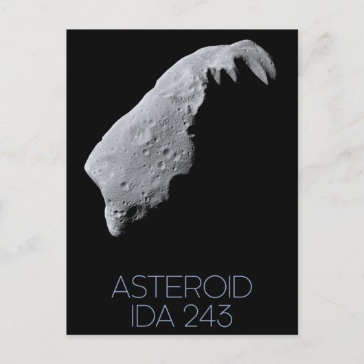 Ruimtevaart, zonnestelsel, asteroïdengordel, IDA 2 Briefkaart (Voorkant)