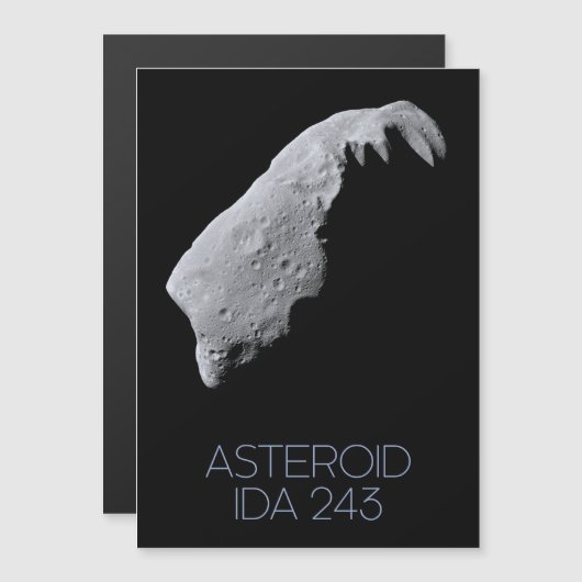 Ruimtevaart, zonnestelsel, asteroïdengordel, IDA 2 Magnetische Uitnodiging (Voorkant / Achterkant)