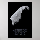 Ruimtevaart, zonnestelsel, asteroïdengordel, IDA 2 Poster (Voorkant)