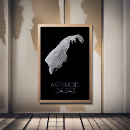 Ruimtevaart, zonnestelsel, asteroïdengordel, IDA 2 Poster