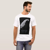 Ruimtevaart, zonnestelsel, asteroïdengordel, IDA 2 T-shirt (Voorkant volledig)