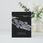 Ruimtevaart, zonnestelsel, dwergplaneet Ceres Briefkaart (Staand voorkant)