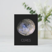Ruimtevaart, zonnestelsel, dwergplaneet Ceres Briefkaart (Staand voorkant)