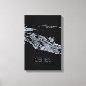 Ruimtevaart, zonnestelsel, dwergplaneet Ceres Canvas Afdruk (Voorkant)