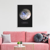 Ruimtevaart, zonnestelsel, dwergplaneet Ceres Canvas Afdruk (Insitu (Woonkamer))