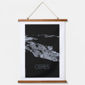 Ruimtevaart, zonnestelsel, dwergplaneet Ceres Hangend Wandkleed (Voorkant)
