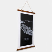 Ruimtevaart, zonnestelsel, dwergplaneet Ceres Hangend Wandkleed (Gebogen)