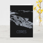 Ruimtevaart, zonnestelsel, dwergplaneet Ceres Kaart (Gele Bloem)