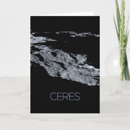 Ruimtevaart, zonnestelsel, dwergplaneet Ceres Kaart