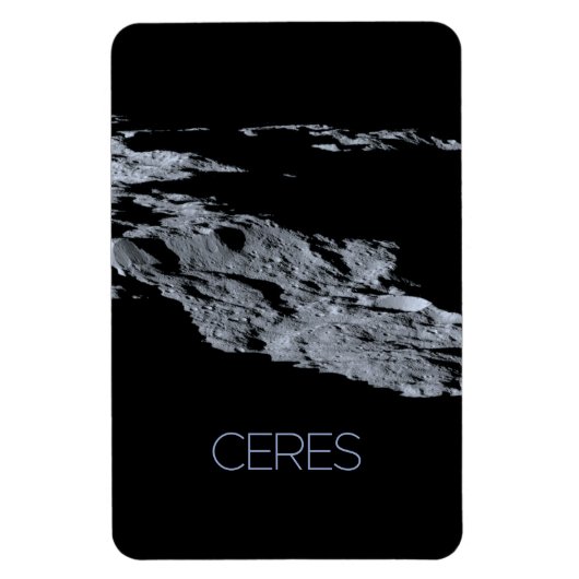 Ruimtevaart, zonnestelsel, dwergplaneet Ceres Magneet (Verticaal)