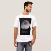 Ruimtevaart, zonnestelsel, dwergplaneet Ceres T-shirt (Voorkant volledig)