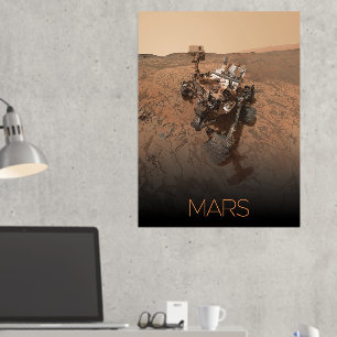 Ruimtevaart, Zonnestelsel, Planeet Mars, Nieuwsgie Folie Afdrukken