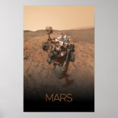 Ruimtevaart, Zonnestelsel, Planeet Mars, Nieuwsgie Poster (Voorkant)