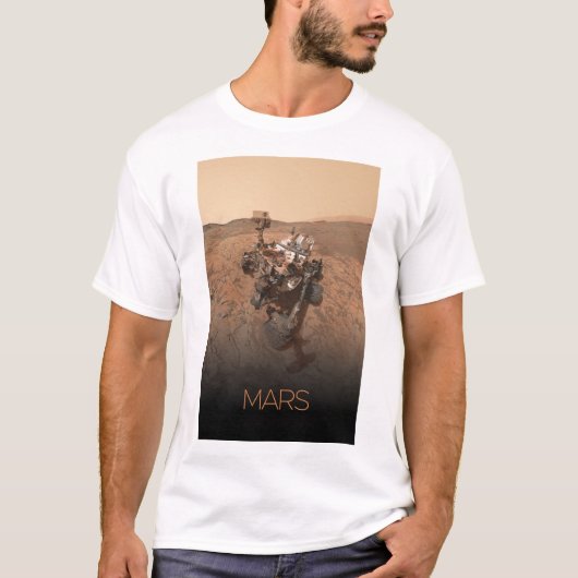 Ruimtevaart, Zonnestelsel, Planeet Mars, Nieuwsgie T-shirt (Voorkant)
