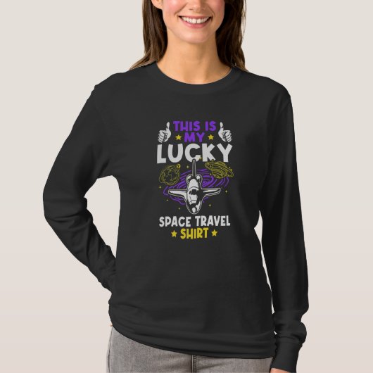 Ruimtevaart - Zonnestelsel Ruimte Explor T-shirt (Voorkant)