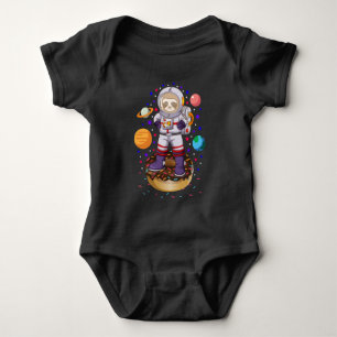Ruimtevaartachtige astronaut Galaxy Planet Donut S Romper