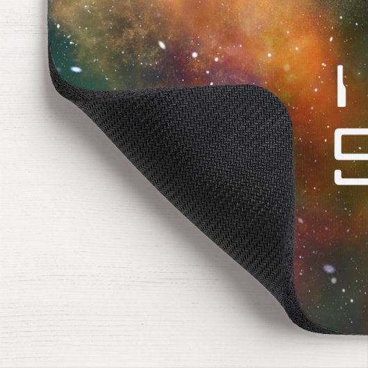 Ruimtevaartair astronomie kosmische nebula sterren muismat (Hoek)