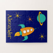 Ruimtevaartak Kleine Kinderen op maat Legpuzzel (Horizontaal)