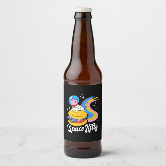 Ruimtevaartakt Bier Etiket (Voorkant)