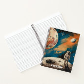 Ruimtevaartastronaut, Astronomie, Aangepast Notiti Notitieboek (Binnen)