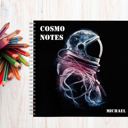 Ruimtevaartastronaut, Astronomie, Aangepaste lijne Notitieboek